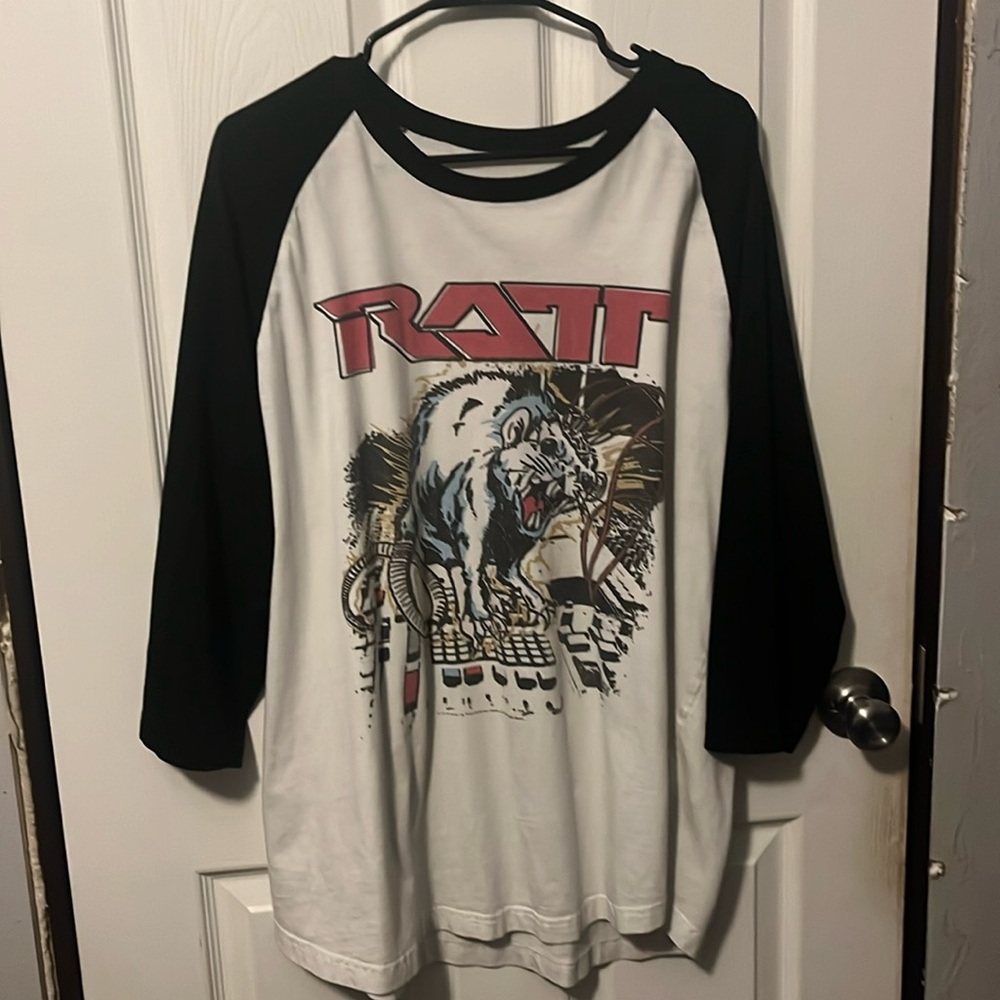 Mens 3/4 Sleeve Ratt T-Shirt